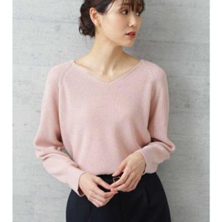 ナチュラルビューティーベーシック(NATURAL BEAUTY BASIC)のナチュラルビューティベーシック  ウォッシャブルラメニット(ニット/セーター)