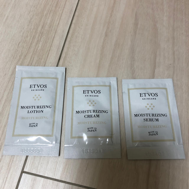 ETVOS(エトヴォス)のETVOSサンプル　化粧水、保湿クリーム、美容液 コスメ/美容のスキンケア/基礎化粧品(化粧水/ローション)の商品写真