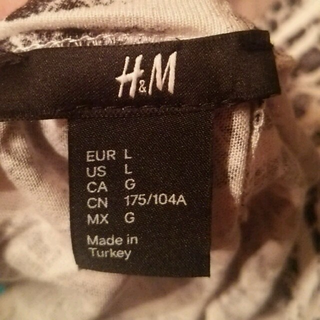 H&M(エイチアンドエム)のH&M ロングTシャツ レディースのトップス(Tシャツ(長袖/七分))の商品写真