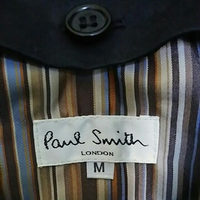 Paul Smith(ポールスミス)のポールスミス トレンチコート 黒 Ｍ サイズ  メンズのジャケット/アウター(トレンチコート)の商品写真