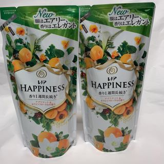 ハピネス(Happiness)のレノアハピネス アプリコット&ホワイトフローラルの香り 詰め替え用 2個セット(洗剤/柔軟剤)