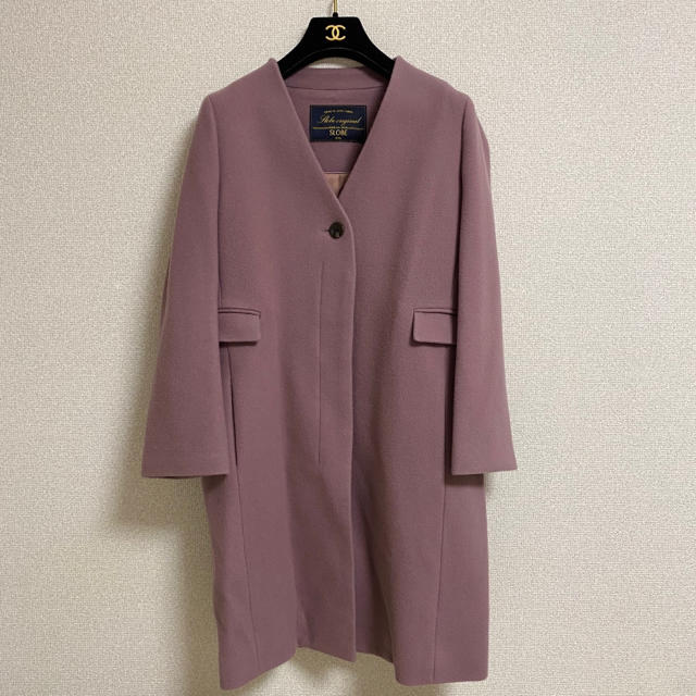 スローブイエナ Vネックノーカラーコート SLOBE IENA スローブイエナ Vネックノーカラーコート SLOBE IENA