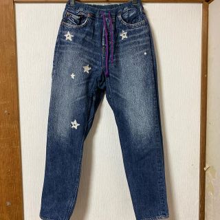 デニムダンガリー(DENIM DUNGAREE)のDENIM&DUNGAREE/スターワッペンイージーパンツ/デニム&ダンガリー(デニム/ジーンズ)