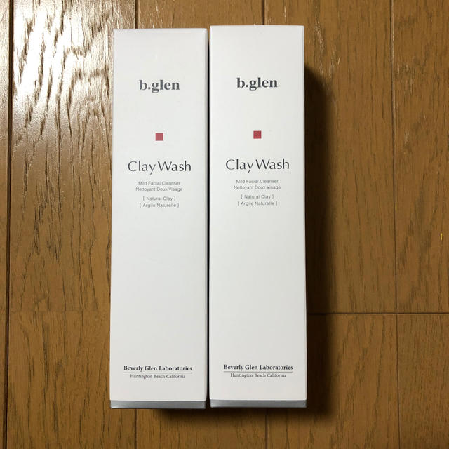 b.glen Clay Ｗash ２本 - 洗顔料