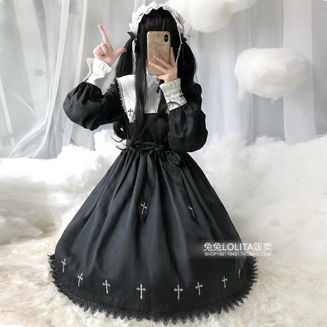 十字架ワンピース しゅくれどーる to alice風 - ミニワンピース