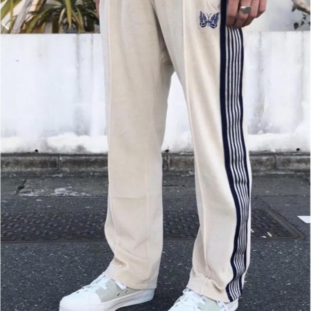 美品 needles スウェット トレーナー ホワイト トラックパンツ
