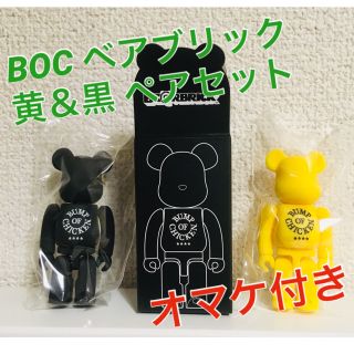 メディコムトイ(MEDICOM TOY)のBUMP OF CHICKEN  バンプ ベアブリック 黄＆黒 オマケ付き(ミュージシャン)