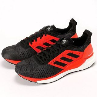 アディダス(adidas)の定14040円限定入手困難新色!アディダスソーラーグライド新品スニーカー!黒赤(スニーカー)