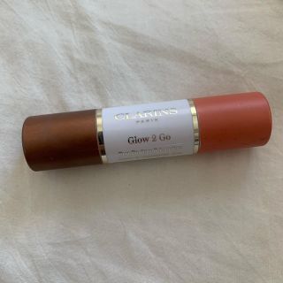 クラランス(CLARINS)のクラランス グロー2ゴー デュオ コントアスティック 02 ゴールデンピーチ(フェイスカラー)