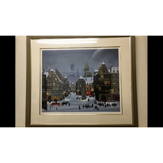 ミッシェル・ドラクロアの「ストラスブルグのクリスマス」(絵画/タペストリー)