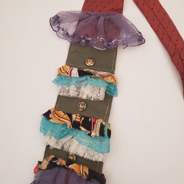 HANJIRO(ハンジロー)のおしゃれネクタイ　未使用 レディースのファッション小物(ネクタイ)の商品写真