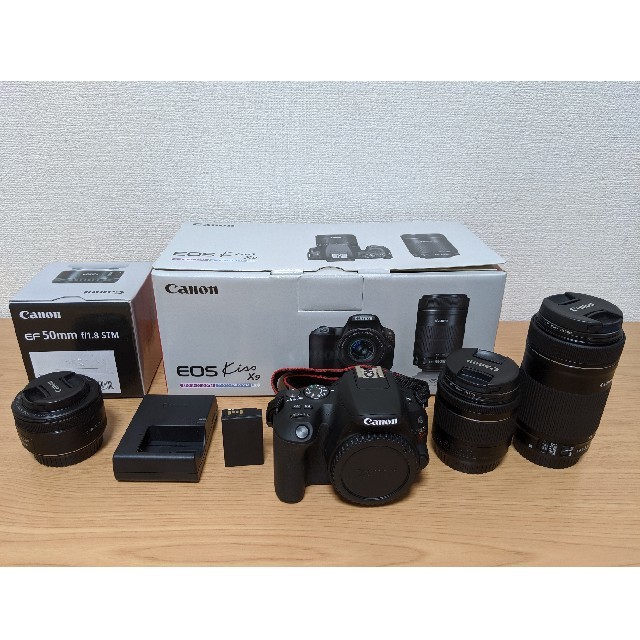 特別訳あり特価】 Canon - Canon EOS ダブルズーム 単焦点セット x9