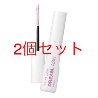 メイベリン(MAYBELLINE)のメイベリン　マスカラ下地　00クリアホワイト　お湯で落ちる　2個(マスカラ下地/トップコート)