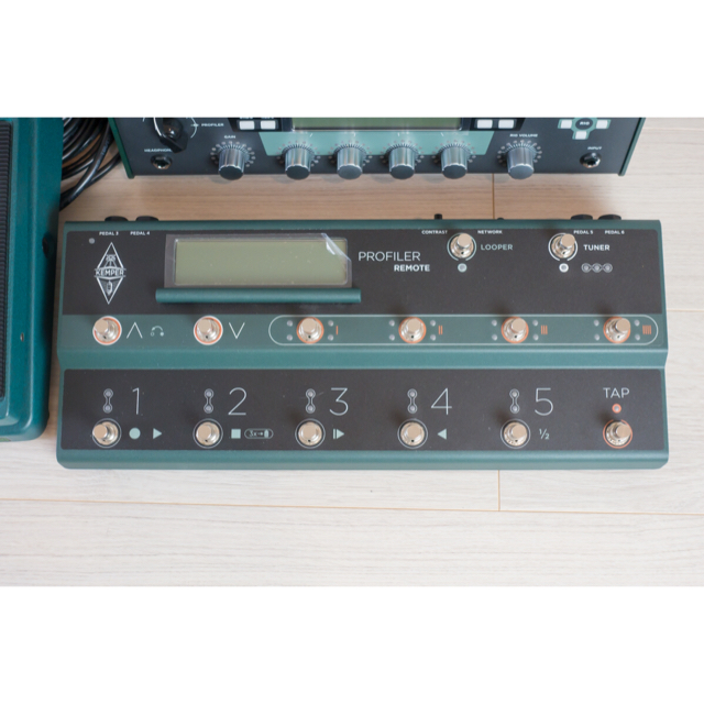 【美品】kemper power head・REMOTE・専用ペダル　3点セット 楽器のギター(ギターアンプ)の商品写真