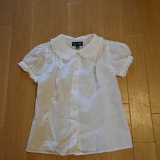 ラルフローレン(Ralph Lauren)の美品 ラルフローレン 女の子 半袖 シャツ 130cm ホワイト ブラウス(ブラウス)