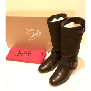 クリスチャンルブタン(Christian Louboutin)のクリスチャンルブタン バイカーブーツ 36サイズ ドゥロワー購入(ブーツ)