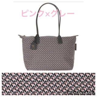 デミルクスビームス(Demi-Luxe BEAMS)の★【タグ付新品】ロベルタピエリ●トートバッグ●濃グレー×ピンク(トートバッグ)