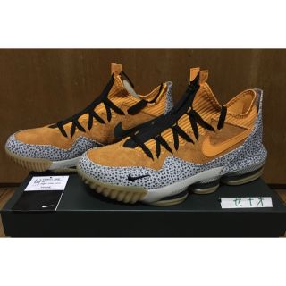 ナイキ(NIKE)のatmos LEBRON 16 LOW AC サファリ アトモス レブロン(スニーカー)