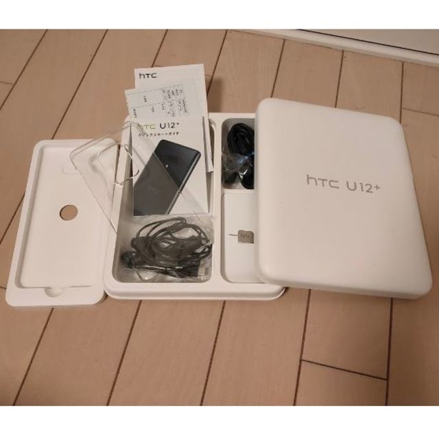 HTC(ハリウッドトレーディングカンパニー)のともぞうさん専用　HTC　U12+：セラミックブラック（SIMフリー 楽天版） スマホ/家電/カメラのスマートフォン/携帯電話(スマートフォン本体)の商品写真