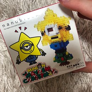 ミニオン(ミニオン)のミニオン  ユニバ　クリスマス限定　USJ スター　星　ナノブロックフィギュア(キャラクターグッズ)