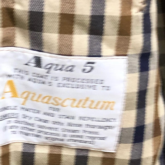 AQUA SCUTUM(アクアスキュータム)の【ゴー様専用12月11日迄】aquascutum トレンチ メンズのジャケット/アウター(トレンチコート)の商品写真