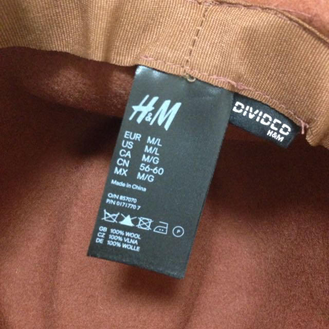 H&M(エイチアンドエム)のH&M ウールハット帽 レディースの帽子(ハット)の商品写真