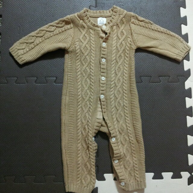 babyGAP(ベビーギャップ)のGAP☆綿ニット☆カバーオール70cm キッズ/ベビー/マタニティのベビー服(~85cm)(カバーオール)の商品写真