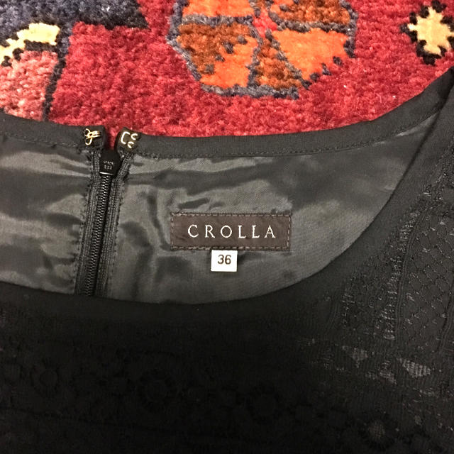 CROLLA(クローラ)のCROLLA レースワンピース 36 レディースのワンピース(ひざ丈ワンピース)の商品写真