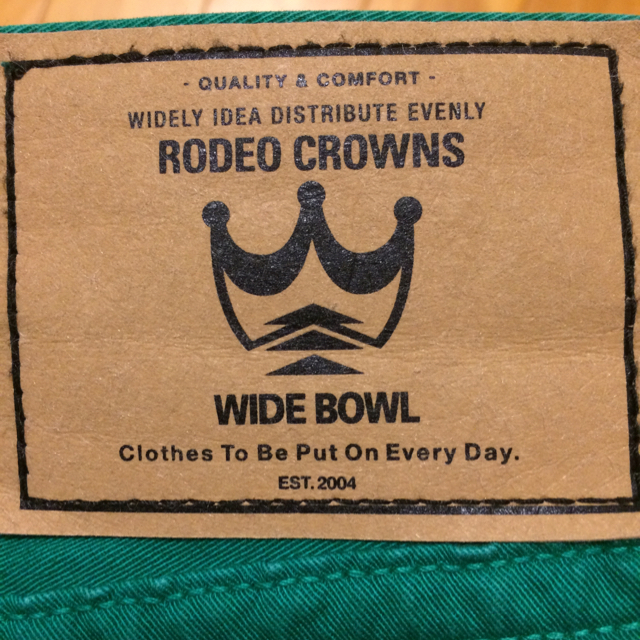 RODEO CROWNS WIDE BOWL(ロデオクラウンズワイドボウル)のロデオクラウンズ カラーパンツ レディースのパンツ(カジュアルパンツ)の商品写真