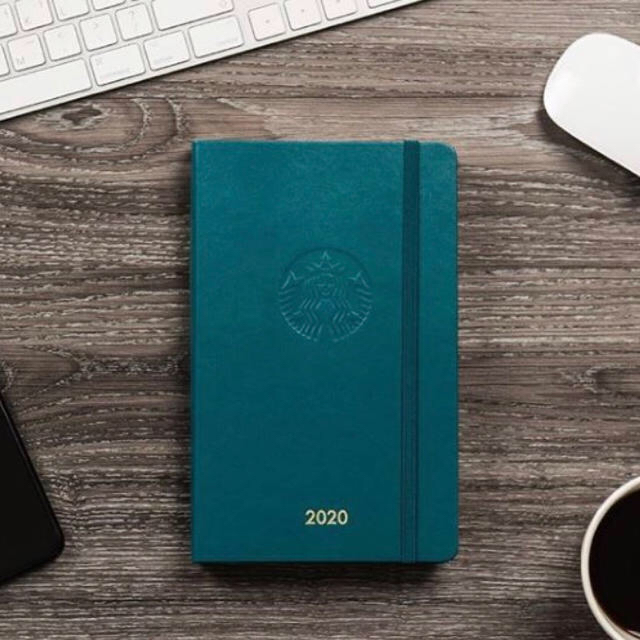 韓国スターバックス×モレスキン コラボ 2020スケジュール帳 グリーン