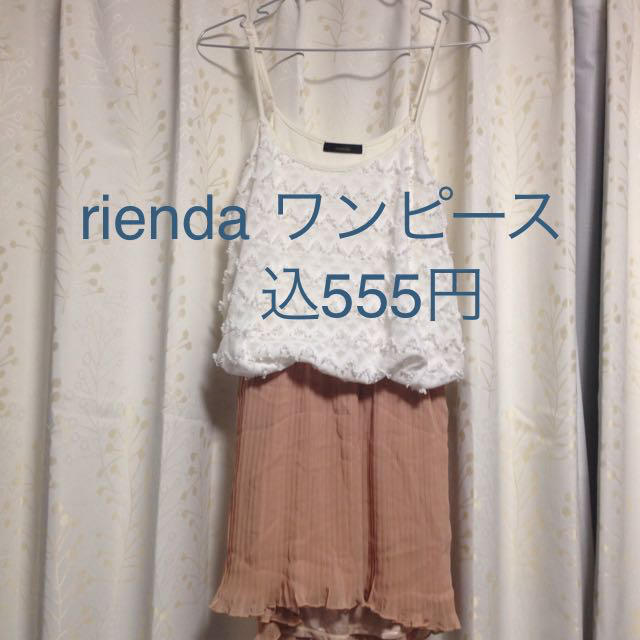 rienda(リエンダ)のriendaワンピース レディースのワンピース(ミニワンピース)の商品写真