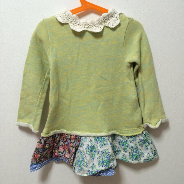 RAG MART(ラグマート)のラグマート☆長袖ワンピース☆100 キッズ/ベビー/マタニティのキッズ服女の子用(90cm~)(ワンピース)の商品写真