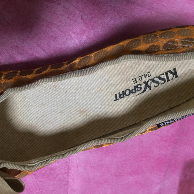 KISSAXSPORTSオレンジパンプス レディースの靴/シューズ(ハイヒール/パンプス)の商品写真