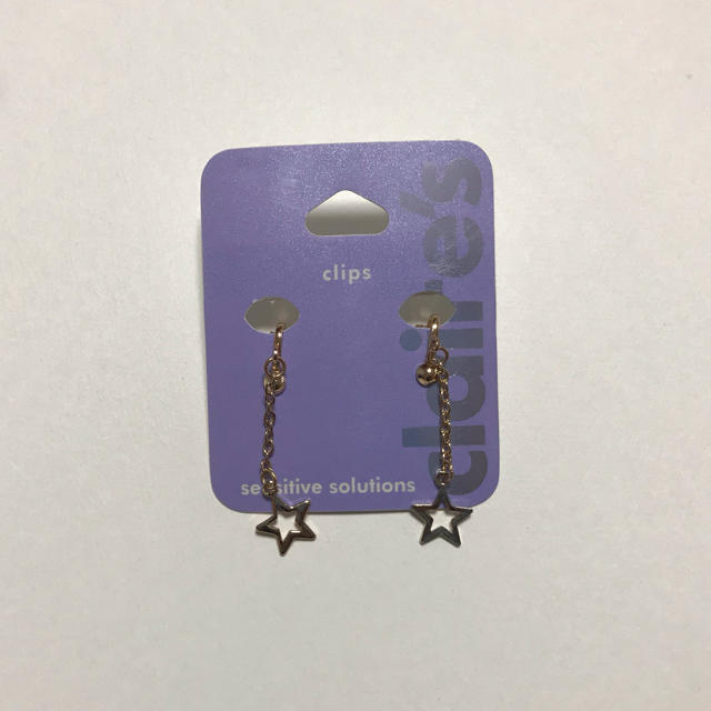 claire's(クレアーズ)の《新品未使用》Claire’s イヤリング 星 レディースのアクセサリー(イヤリング)の商品写真