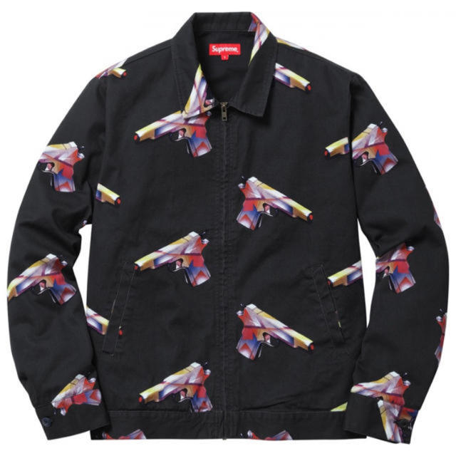 XL Black Supreme Mendini Work Jacket