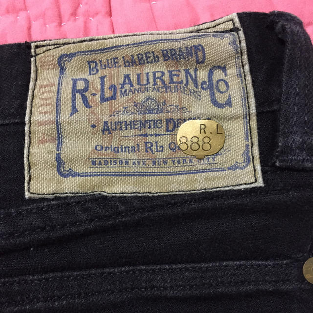 Ralph Lauren(ラルフローレン)のラルフローレンブラックデニム レディースのパンツ(デニム/ジーンズ)の商品写真