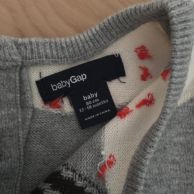 babyGAP(ベビーギャップ)のgap baby  ニット キッズ/ベビー/マタニティのベビー服(~85cm)(ニット/セーター)の商品写真