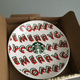 スターバックスコーヒー(Starbucks Coffee)のスターバックス　豆皿　クリスマス限定ノベルティー(食器)