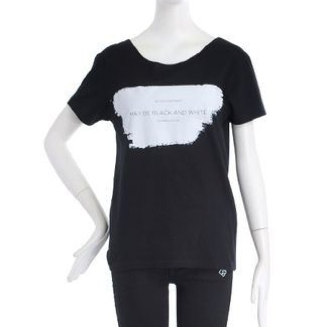 EMODA(エモダ)のCONTRAST BIG TS レディースのトップス(Tシャツ(半袖/袖なし))の商品写真