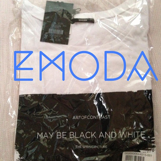 エモダ(EMODA)のCONTRAST BIG TS(Tシャツ(半袖/袖なし))