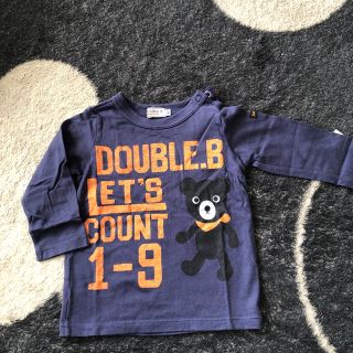 ダブルビー(DOUBLE.B)のdouble B  長袖シャツ　サイズ80(Ｔシャツ)