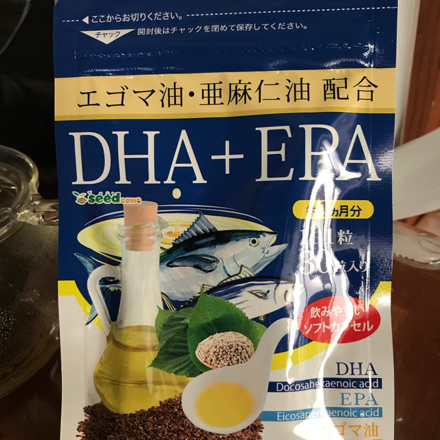 エゴマ油　甘麻仁油配合DHA +EPA 食品/飲料/酒の健康食品(ビタミン)の商品写真