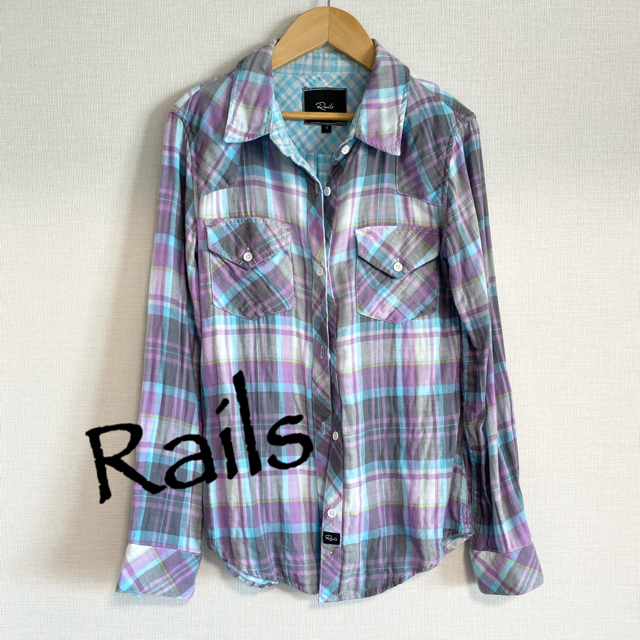 Rails レイルズ チェックシャツ　S レディースのトップス(シャツ/ブラウス(長袖/七分))の商品写真