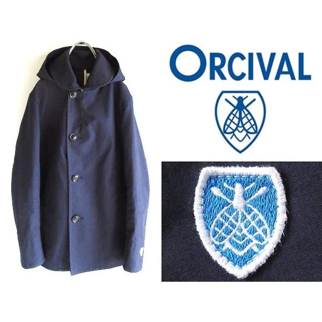 ORCIVAL - 美品 2017 ORCIVAL 丸襟 フード付シングルショートコート 2 紺の通販 by Rinnel's shop｜オー