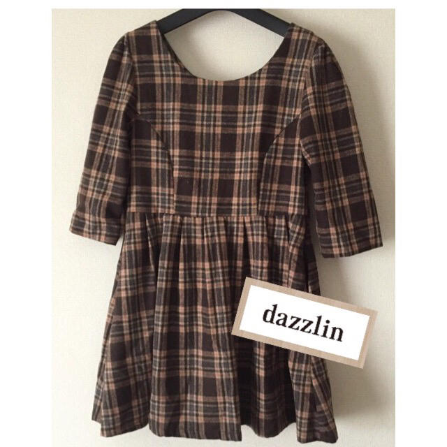 dazzlin(ダズリン)のdazzlin チェック ワンピ レディースのワンピース(ミニワンピース)の商品写真