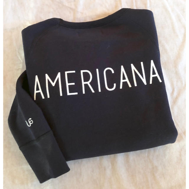 ☆AMERICANAアメリカーナ☆ロゴ入りスウェットプルオーバー♪超美品