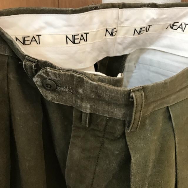 COMOLI(コモリ)のNeat ニート テントクロス ワイド サイズ46 メンズのパンツ(スラックス)の商品写真