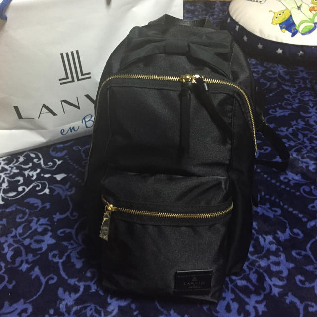 LANVIN en Bleu(ランバンオンブルー)のトロカデロ♡リボンバックパック レディースのバッグ(リュック/バックパック)の商品写真