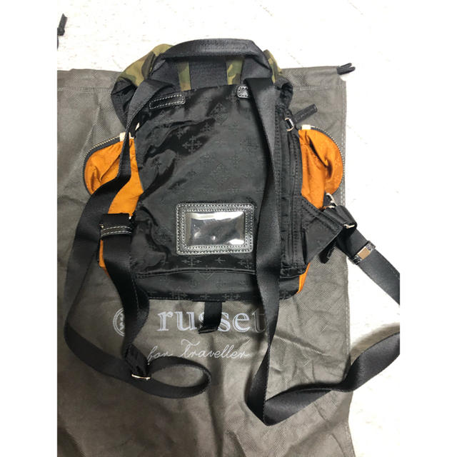 新品 ラシット フォートラベラー ミニリュック 配色 クレイジー柄 新品 ラシット フォートラベラー ミニリュック 配色 クレイジー柄
