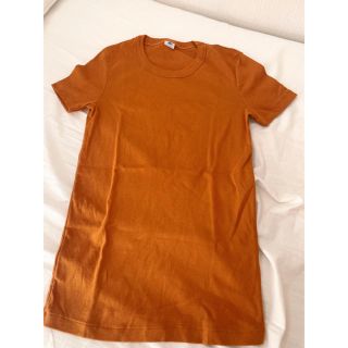 プチバトー(PETIT BATEAU)のPETIT BATEAU オレンジTシャツ(Tシャツ(半袖/袖なし))